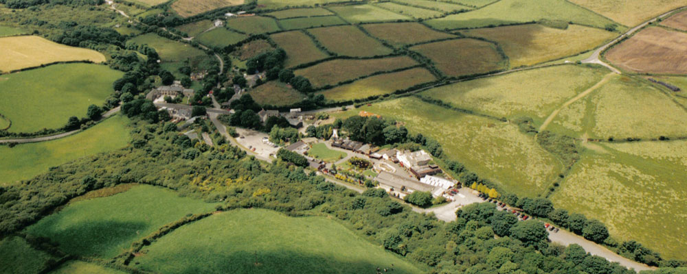 Poldark Mine Aerial